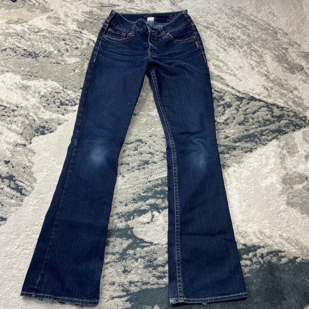 Y2K Silver Jeans‎ Suki Womens 26x32 Blue Denim Cotton Flared Bootcut Leg